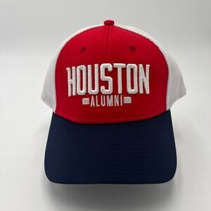 The Game Houston Alumni Trucker Hat Red White Navy Blue Snapback G174 NWT Mens